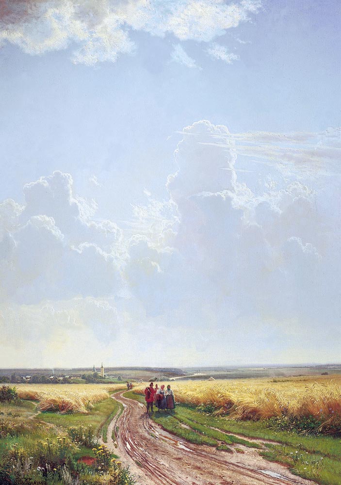 И. И. Шишкин. «Полдень. Окрестности Москвы». 1869 год.