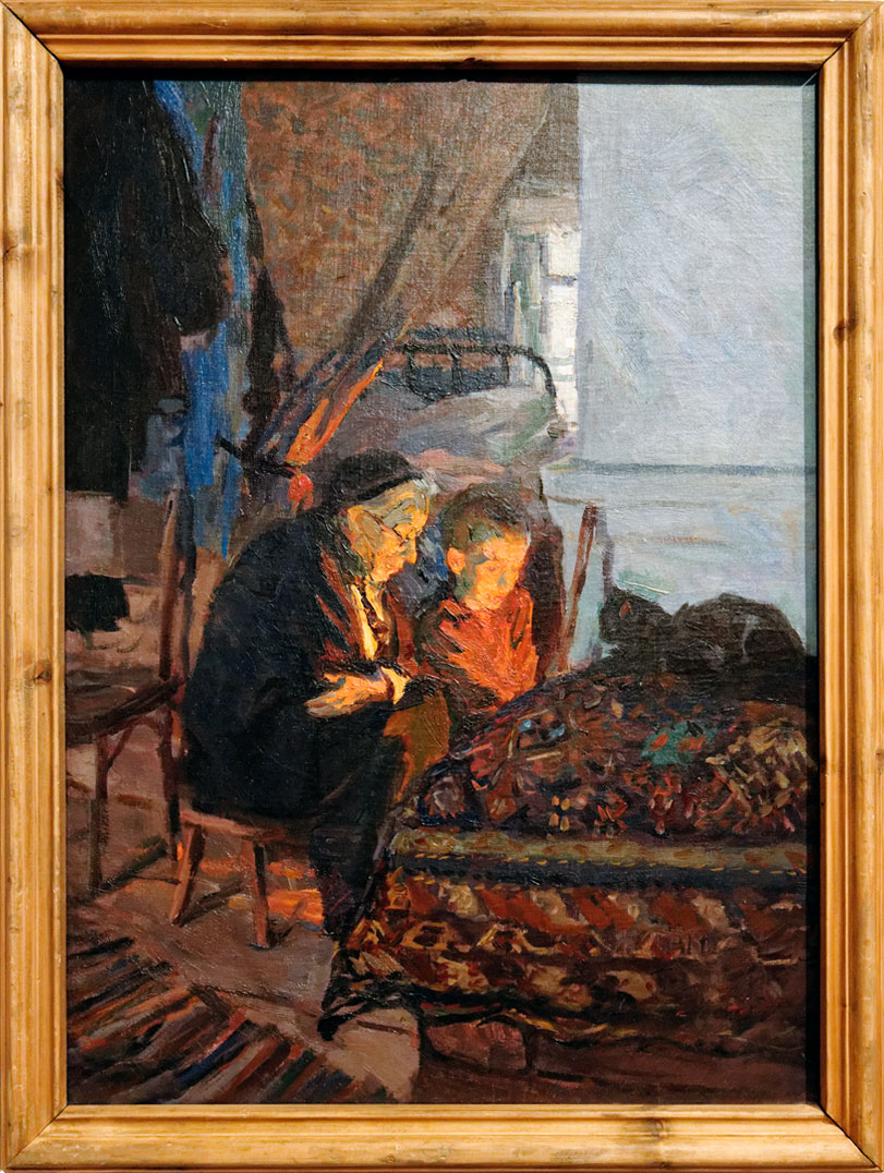 О картине Аркадия Александровича Пластова (1893—1972) «В сумерках» (1944 г.)