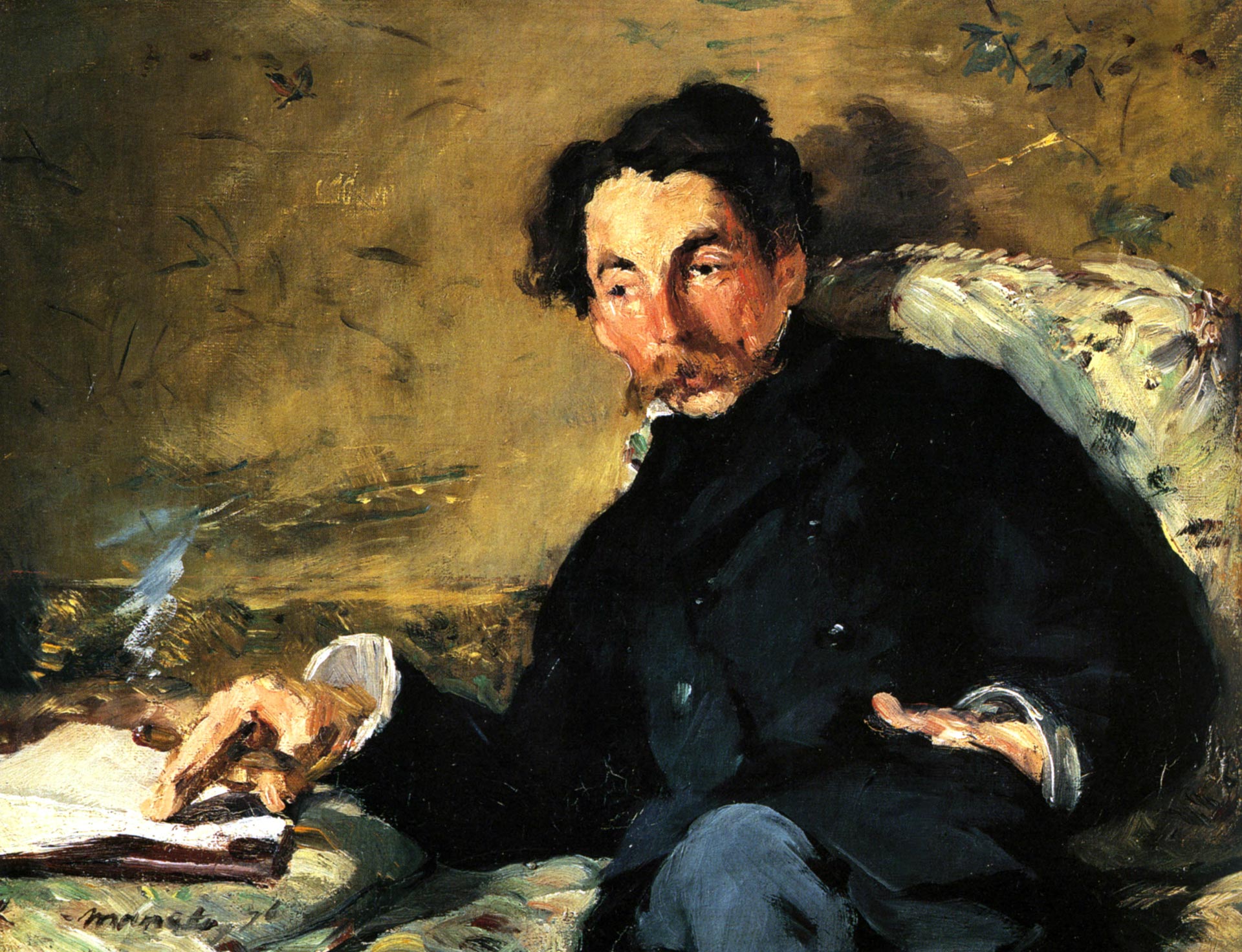 Эдуар Мане. Портрет Стефана Малларме. 1876 год.